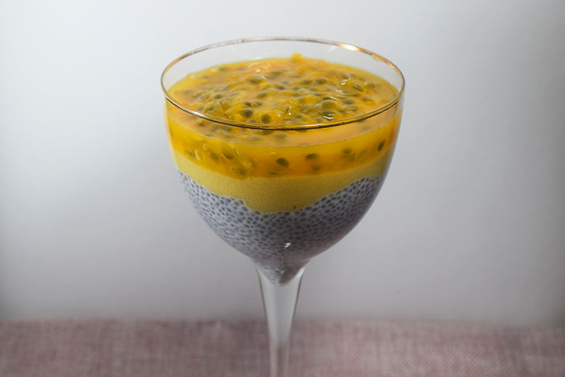 Чиа пудинг на молоке