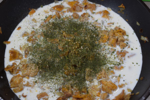 Добавляем сливки