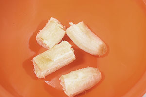 Измельчаем банан