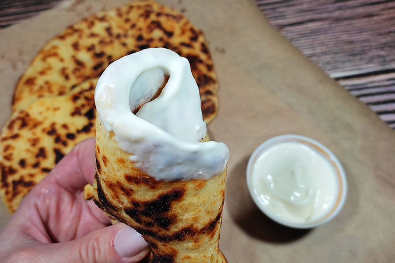 Картофельно-сырные лепёшки