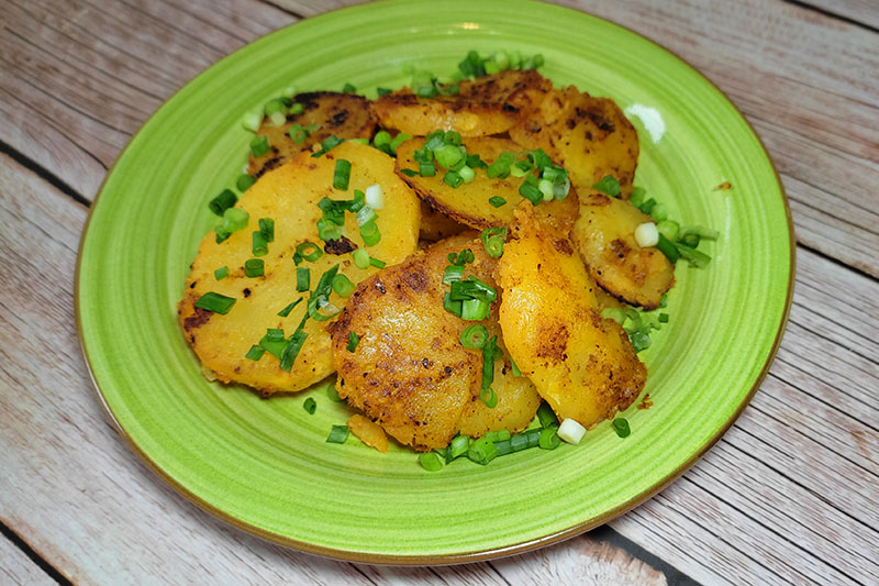 Картошка с румяной корочкой