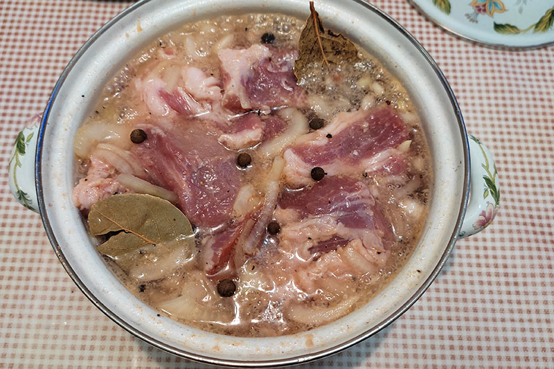 Маринование мяса