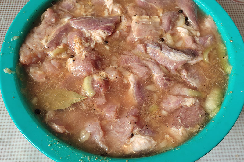 Маринование мяса