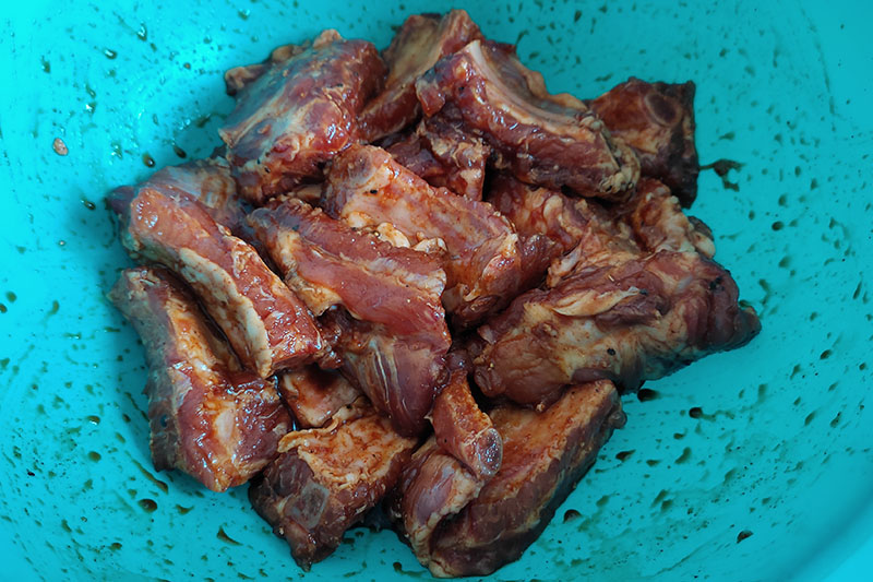 Маринование рёбер