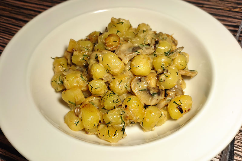 Ньокки в сливочном соусе