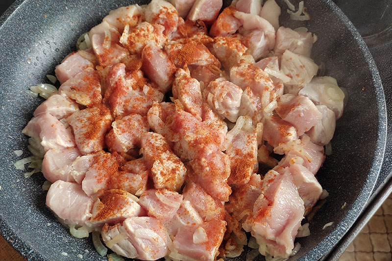 Обжарка мяса