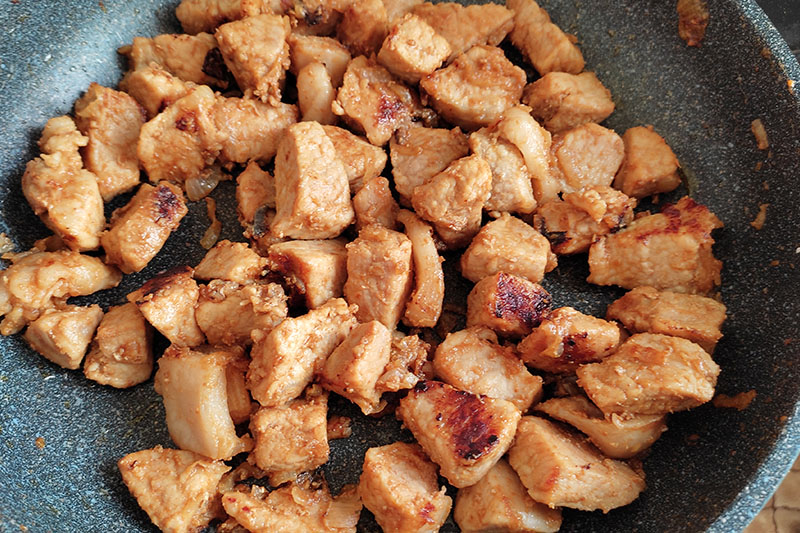 Обжарка мяса