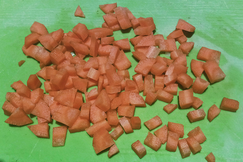 Обжарка овощей