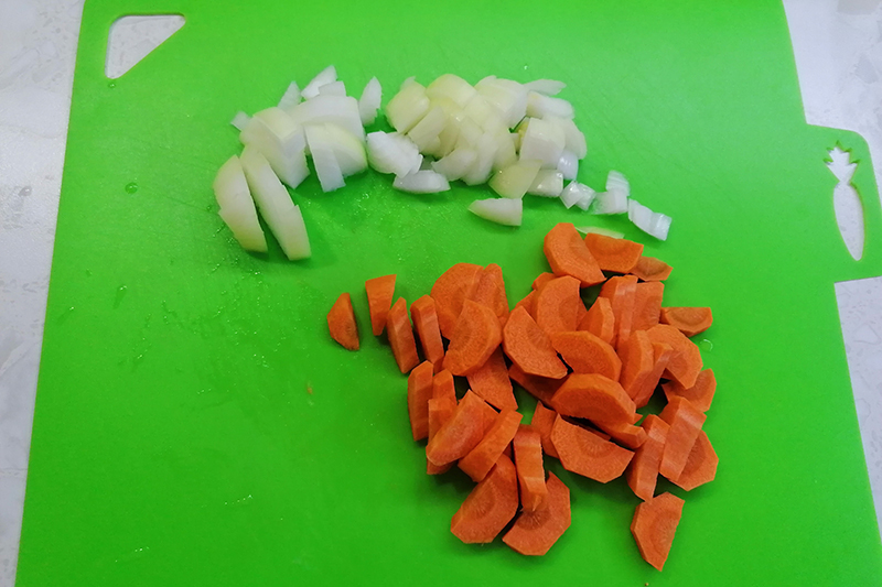 Обжарка овощей