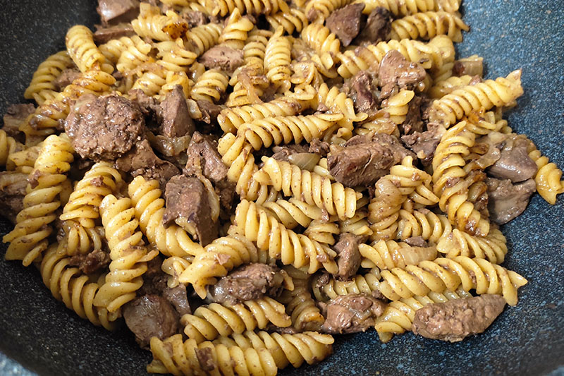 Обжарка печени