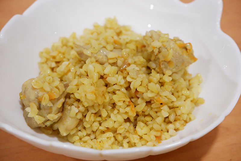 Плов из булгура в мультиварке