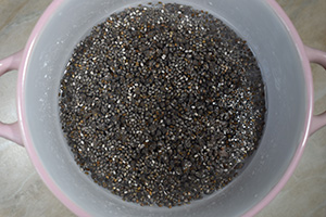 Подготавливаем семена чиа