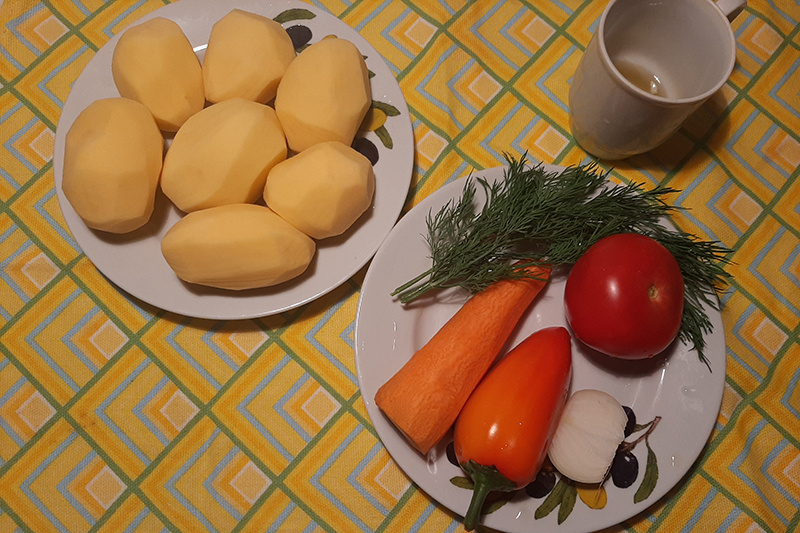 Подготовить овощи