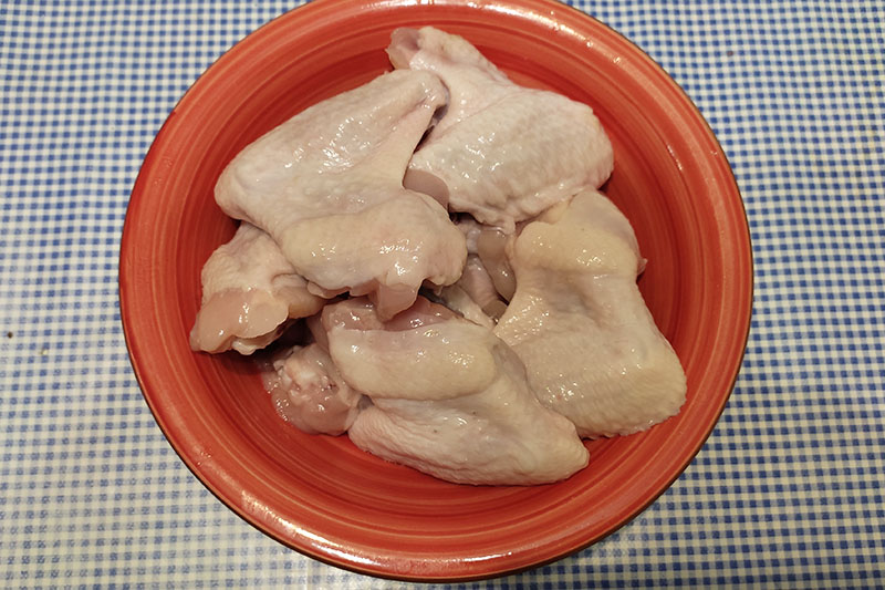 Подготовка крылышек