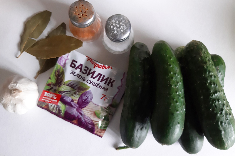Подготовка огурцов