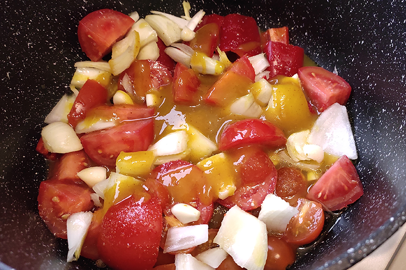 Подготовка овощей