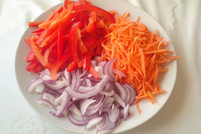 Подготовка овощей