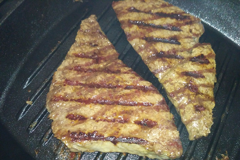 Приготовление стейка