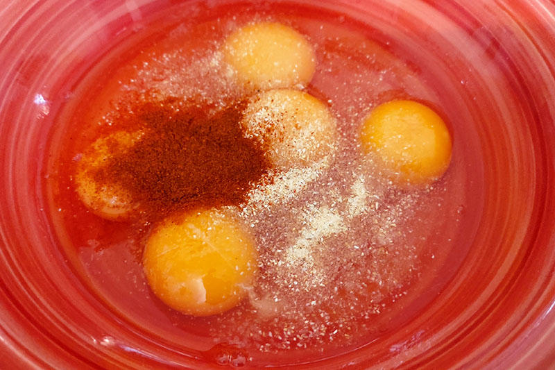 Приготовление заливки