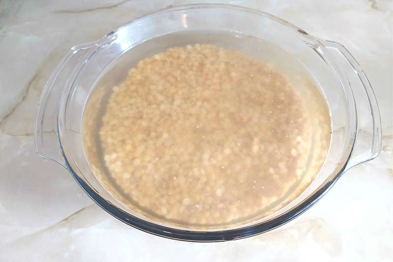 Промыть горох