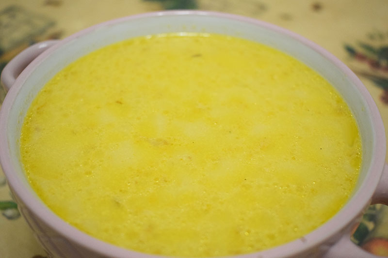 Сырный суп с шампиньонами