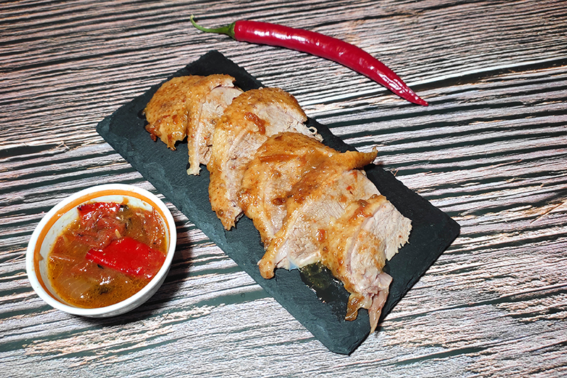 Утка тушеная с овощами