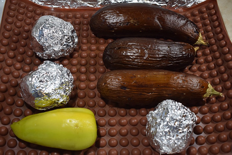 Запечь овощи