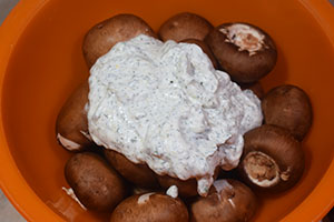 Запекаем шампиньоны